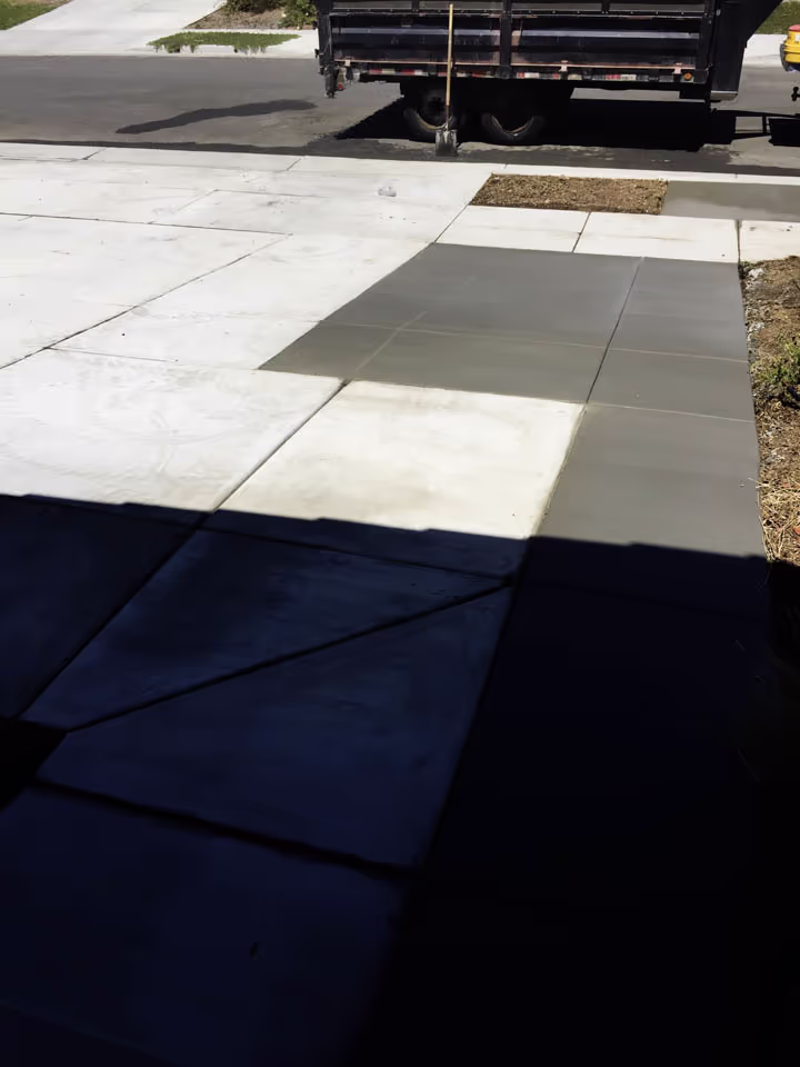 Residential Concrete Driveway Extension and Improvement — photo 1